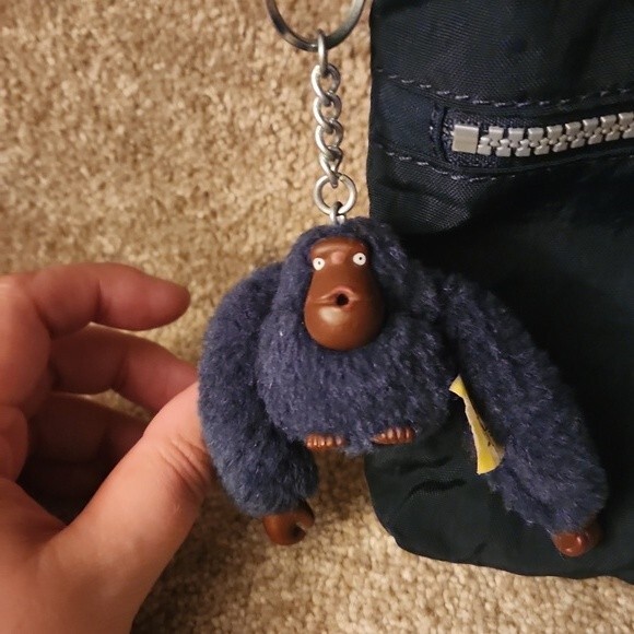 Kipling "Keiko" Black Nylon Messenger Crossbody Bag - Picture 2 of 10